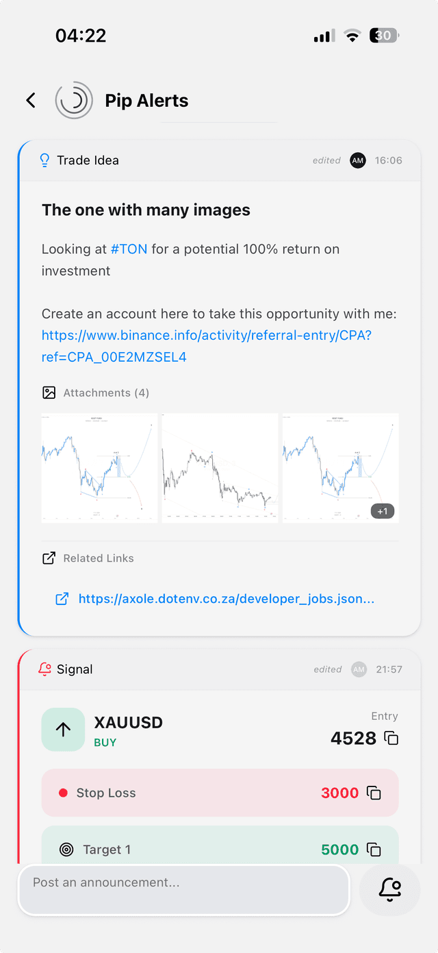 PipAlert App Screenshot